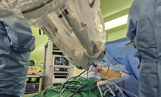 로봇수술 장면. 사진=온병원 제공