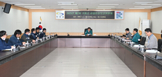 제2차 산업안전보건위원회 장면. 사진=기장군 제공