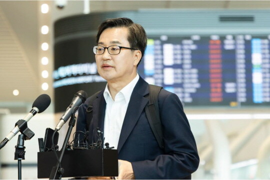 김동연 경기도지사가 대선 출마를 선언하며 자신의 전매특허인 경제 분야에 대한 자신감을 드러냈다. 사진=경기도