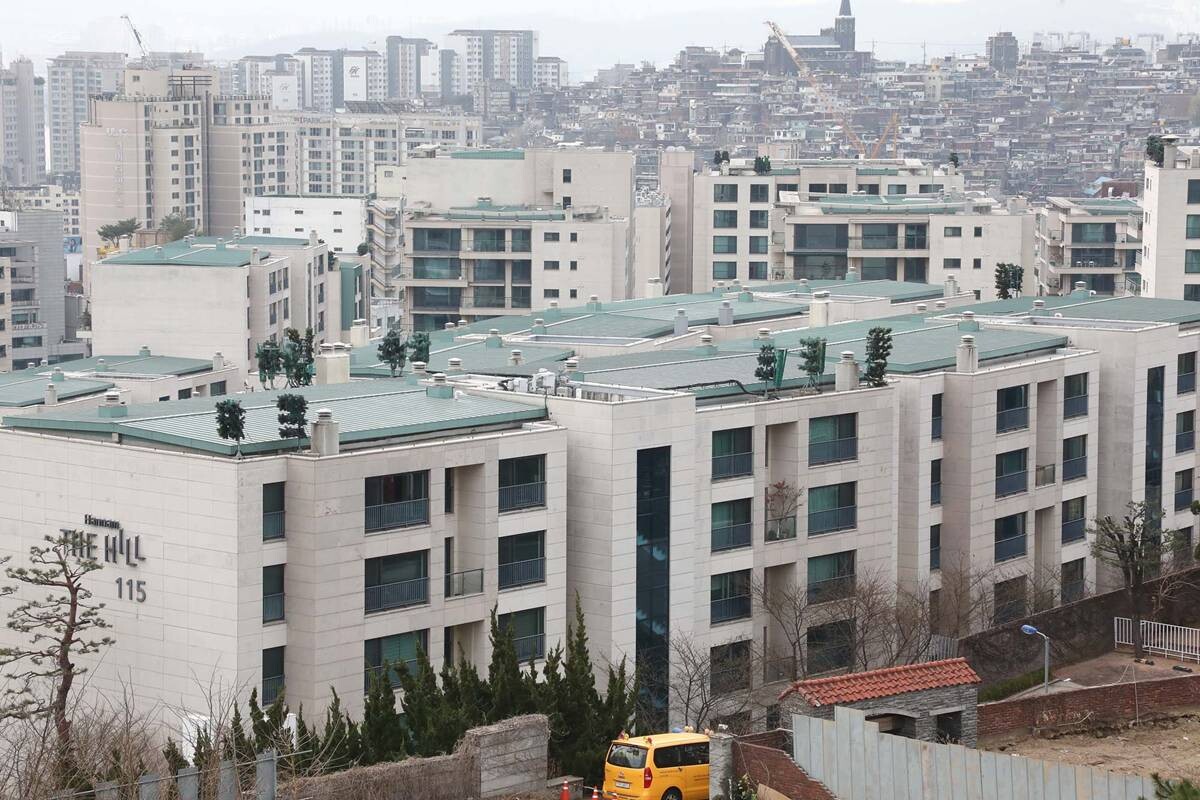 올해 175억 원에 거래된 최고가 아파트 한남더힐. 사진=임준선 기자