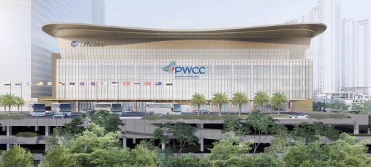 말레이시아 페낭 전시컨벤션센터(PWCC) 조감도. 사진=킨텍스