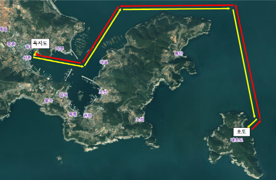 운항구역도. 사진=경남도 제공
