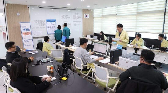 광명시가 신안선선 공사현장 사고 피해 지원을 위해 '재난피해자지원센터'를 구성 , 운영한다. 사진=광명시 제공