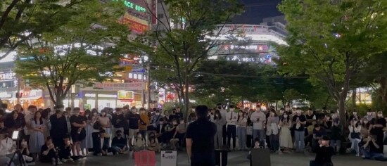 버스킹경연대회 장면. 사진=경남도 제공