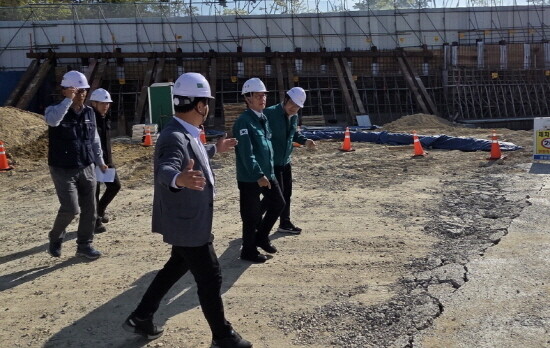 합동점검 장면. 사진=기장군 제공