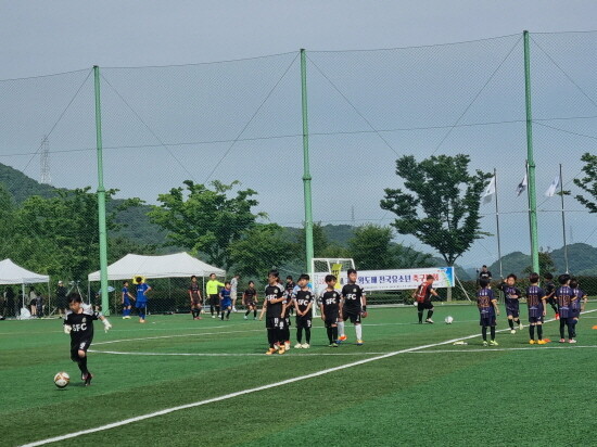 지난 전국 유소년 축구대회 당시 모습. 사진=김해시 제공