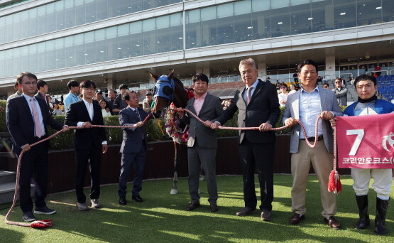 코리안오크스 시상식 모습. 사진=렛츠런파크 부산경남 제공