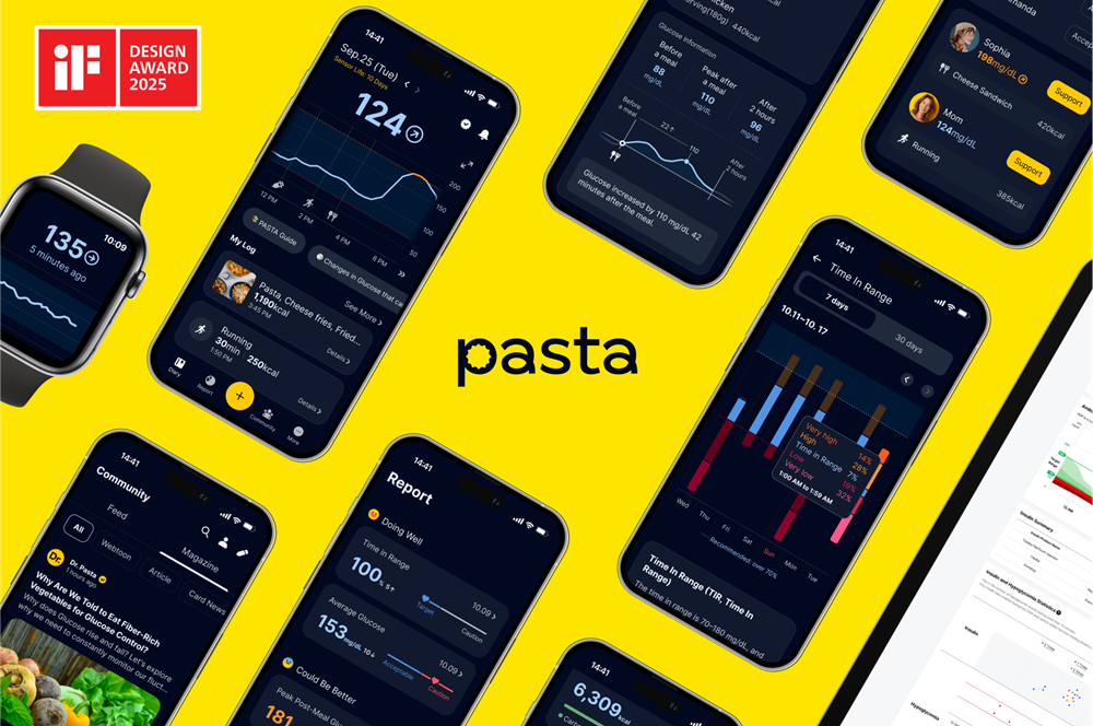 카카오헬스케어가 운영하고 있는 건강관리 애플리케이션 ‘파스타’. 사진=카카오헬스케어 제공