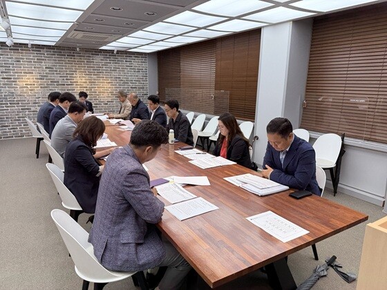 홍지선 부시장을 단장으로 한 신속집행 추진단. 사진=남양주시 제공