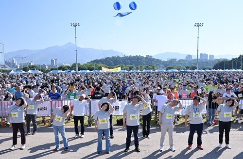 지난 해 6월 개최된 제26회 양평이봉주마라톤대회. 사진=양평군청 제공