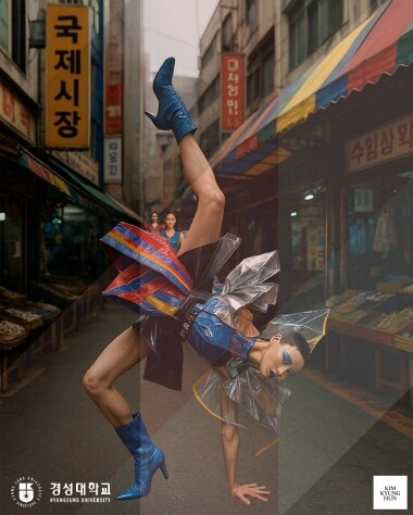 전시작품 모습. 사진=경성대 제공