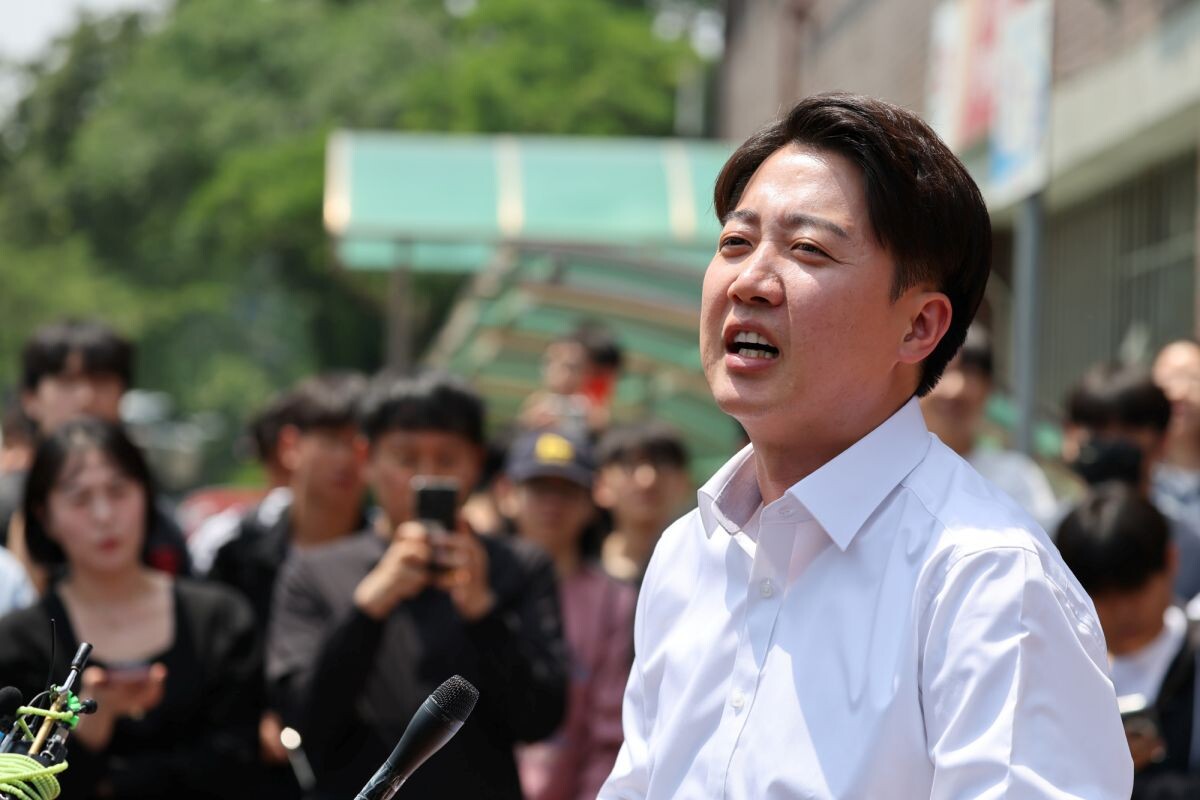 이준석 후보가 윤 전 대통령 탈당을 강하게 비판했다. 사진=박은숙 기자