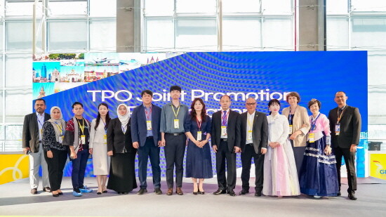 2027년 TPO 총회 유치 활동 장면. 사진=김해시 제공