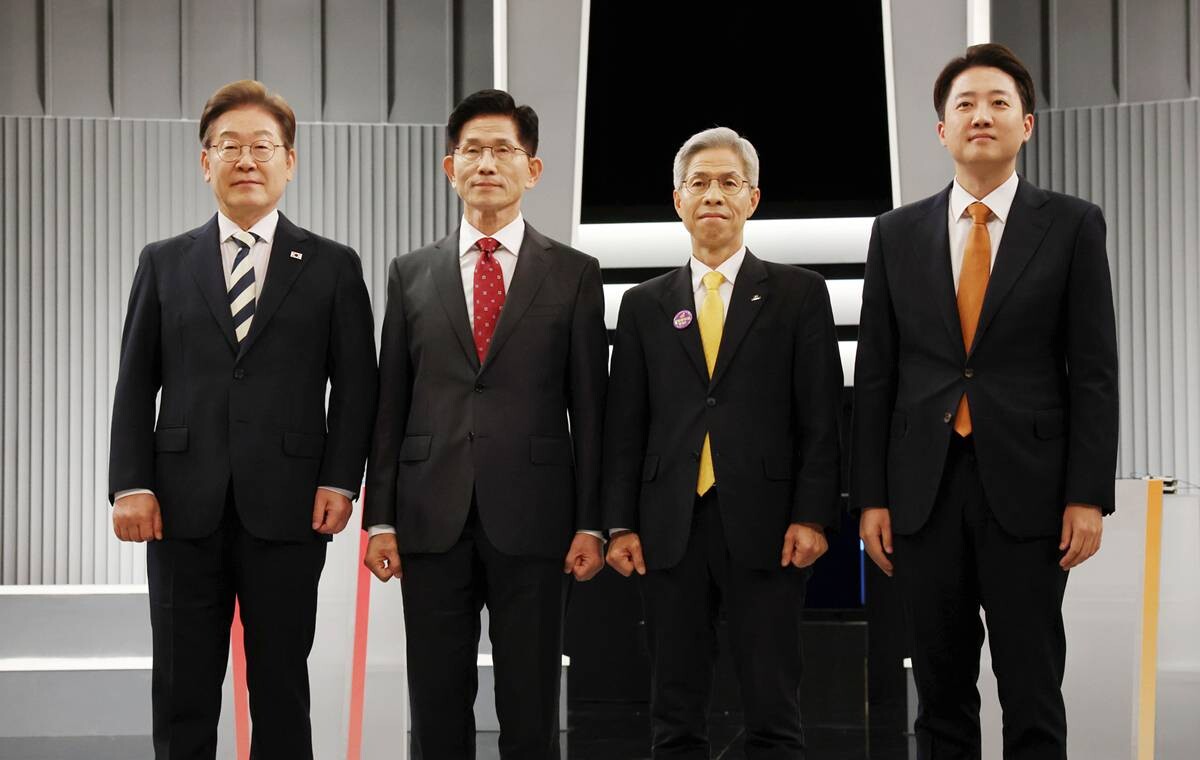 이재명 더불어민주당·김문수 국민의힘·권영국 민주노동당·이준석 개혁신당 대선 후보. 사진=국회사진취재단
