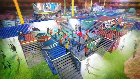 전국체전 개회식 연출시안. 사진=부산시 제공