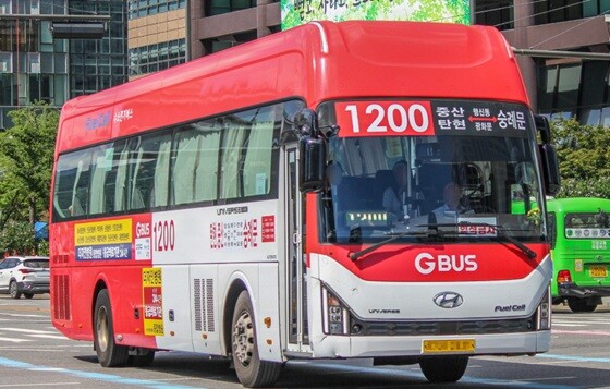 2025년도 광역버스 준공영제 사업에 선정된 1200번 버스. 사진=고양특례시 제공
