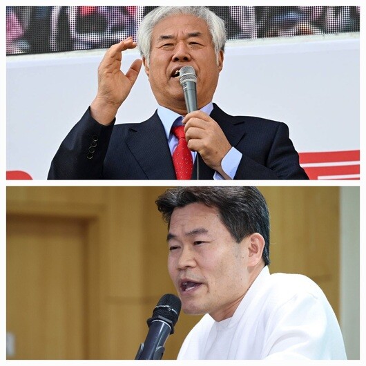 전광훈 사랑제일교회 목사(위)와 전한길 전한길뉴스 대표(아래)도 공직선거법 위반 등 여러 혐의로 수사를 받고 있다. 사진=박은숙 기자