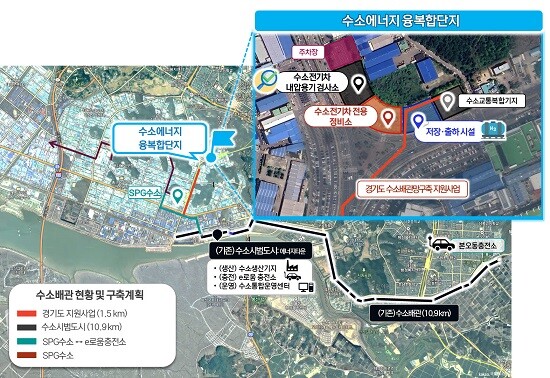 수소에너지 융복합단지 위치도. 사진=안산시 제공