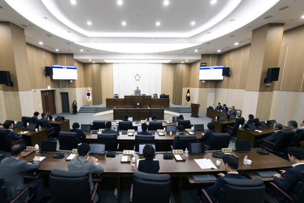 제261회 임시회 제2차 본회의 전경. 사진=김포시의회 제공