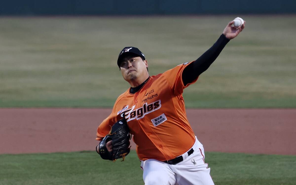 류현진이 KBO리그 통산 1500탈삼진 기록을 눈앞에 두고 있다. 사진=연합뉴스