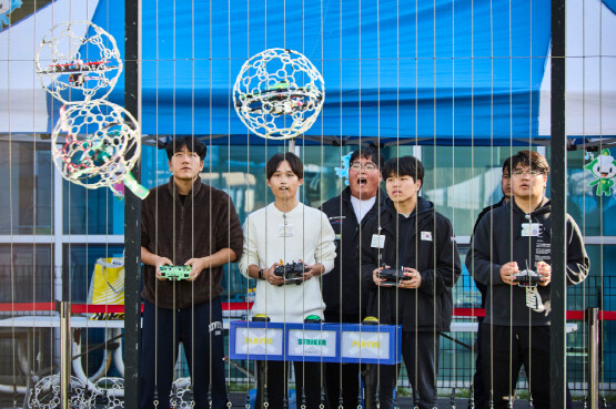 제4회 국립부산과학관장배 전국드론축구대회 경기 모습. 사진=국립부산과학관 제공