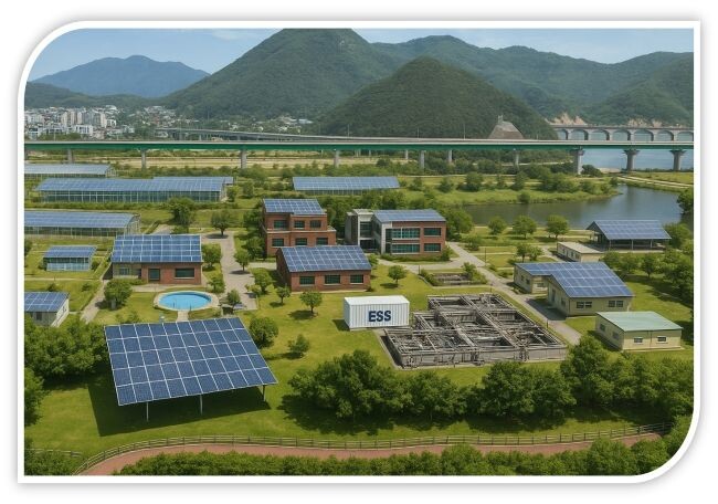 공공하수도 에너지 자립 위한 ‘에너Green(그린) 사업’ 조감도.사진제공=최남일 기자