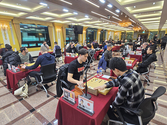태백호텔에서 열린 대회 모습. 사진=대한바둑협회 제공