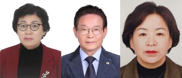 (왼쪽부터) 대상 김영란, 본상 권영오, 본상 이재기 씨. 사진=대구시 제공
