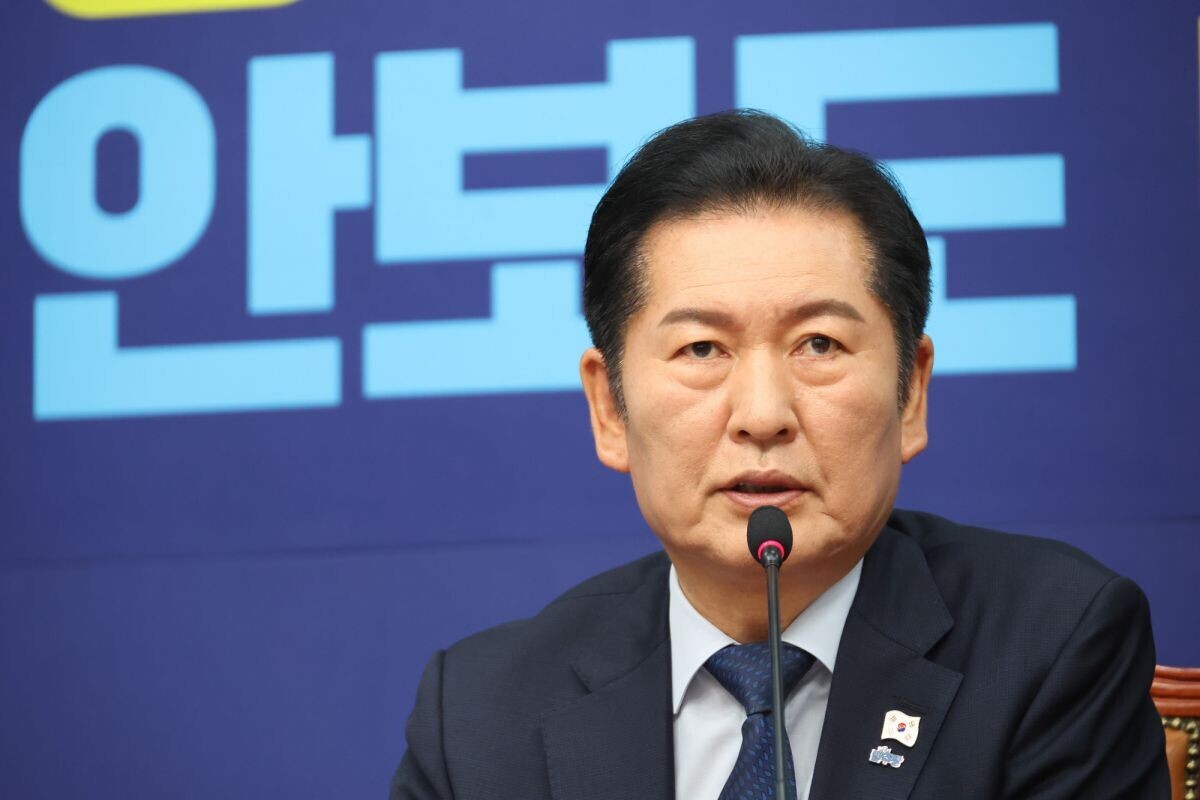 정청래 더불어민주당 대표. 사진=박은숙 기자