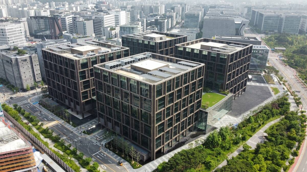 이랜드 마곡 R&amp;D센터 전경. 사진=이랜드그룹 제공