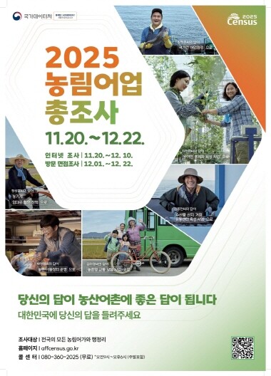 ‘2025년 농림어업총조사’ 안내문. 사진=기장군 제공