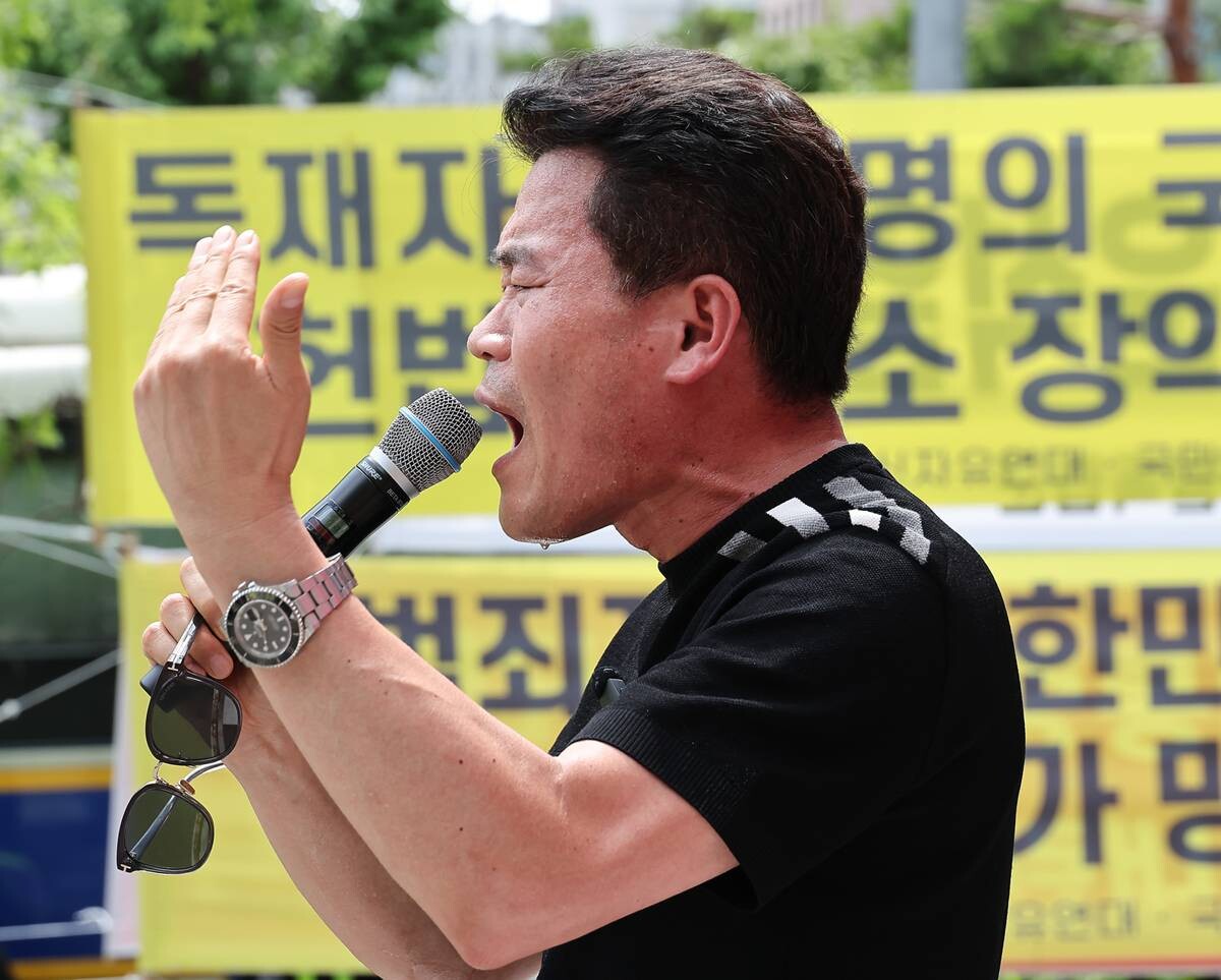 한국사 강사 출신 유튜버 전한길 씨. 사진=임준선 기자