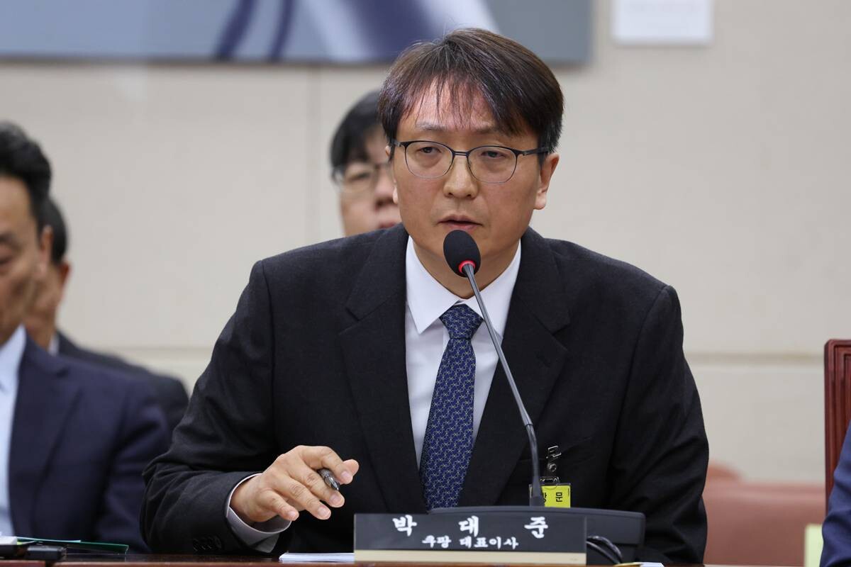 박대준 쿠팡 대표가 2일 국회 과학기술정보방송통신위원회 전체회의에서 열린 쿠팡 침해사고 관련 현안 질의에 출석해 의원의 질의에 답변하고 있다. 사진=박은숙 기자