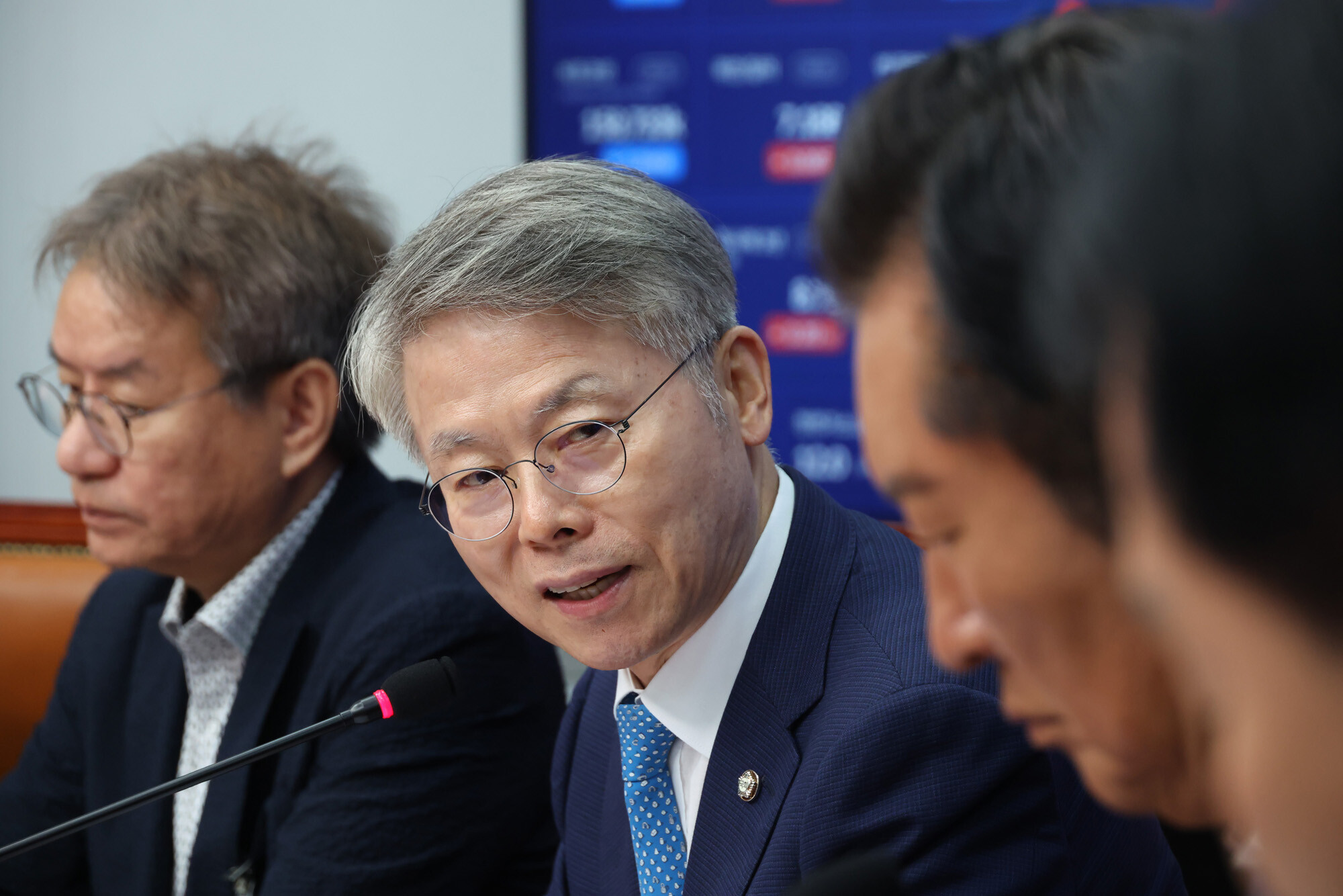 제21대 국회에 이어 제22대 국회에서도 국가보안법 폐지법률안을 대표발의한 민형배 민주당 의원. 사진=박은숙 기자