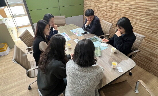 드론 활용 토지행정 우수사례 벤치마킹 방문 모습. 사진=기장군 제공