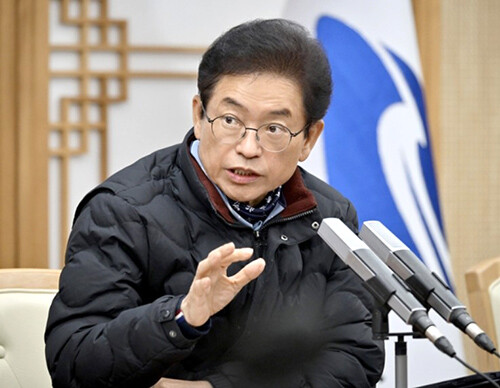 23일 이철우 지사가 '국제행사 유치 추진 상황 보고회'를 주재하고 있다. 사진=경북도 제공