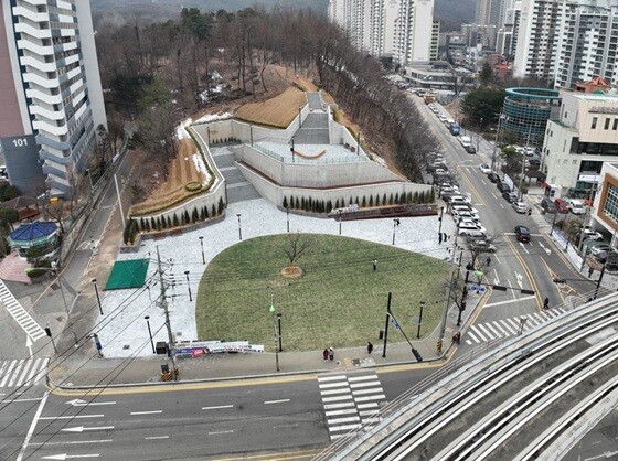 직동근린공원 진입광장. 사진=의정부시 제공