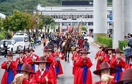 회룡문화제 왕실행차. 사진=의정부시 제공