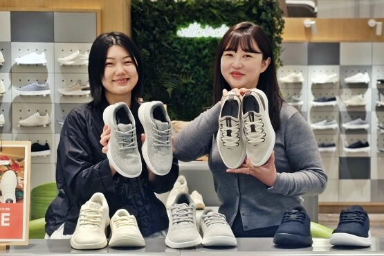 친환경 슈즈 브랜드 ‘올버즈’ 이미지. 사진=신세계 센텀시티 제공