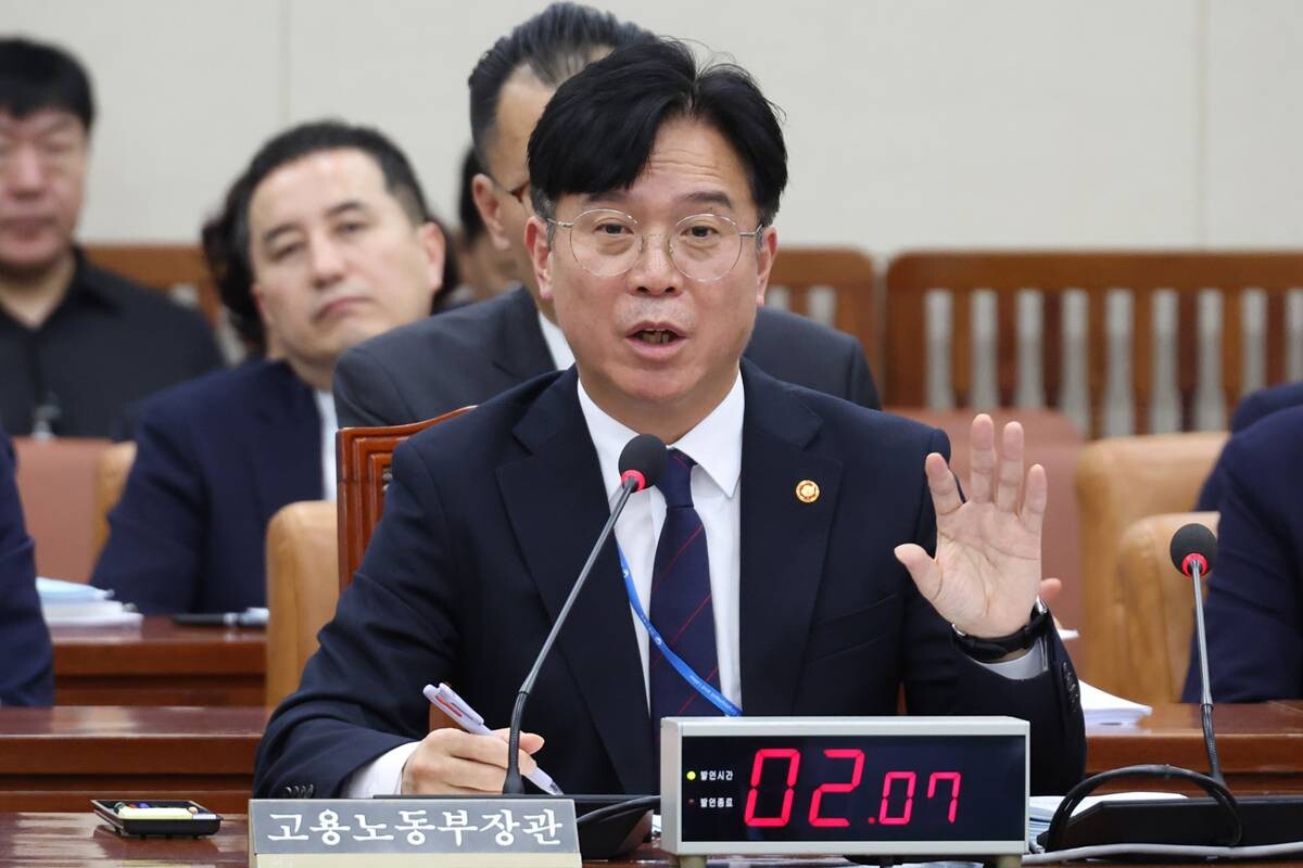 김영훈 고용노동부 장관. 사진=박은숙 기자