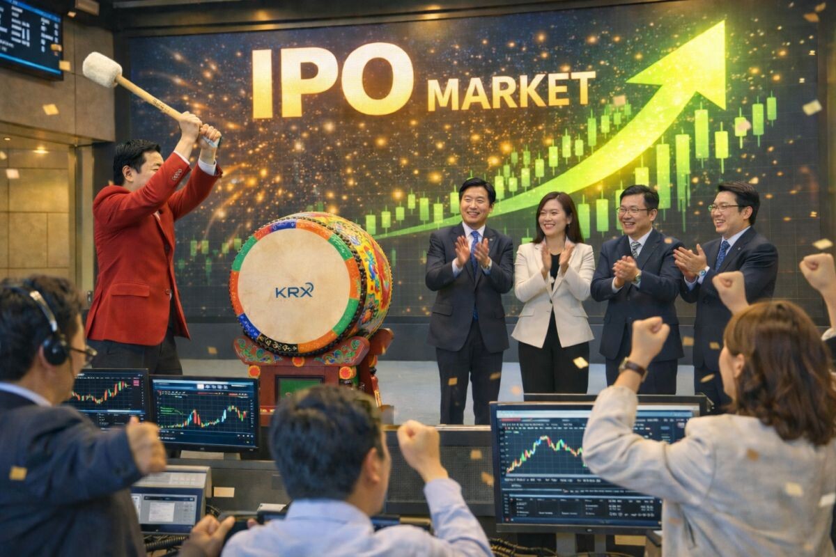 올해 초 분위기가 좋지 않았던 IPO 시장이 연말 반전에 성공했다. 사진=챗GPT 생성