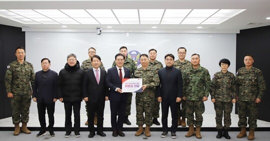 12월 31일 국민의힘 공부모임 대안과 미래 소속 의원들이 경기 이천 특수전사령부를 방문했다. 사진=이성권 의원실 제공