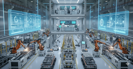 스마트제조혁신이 실현된 미래자동차 부품 공장 AI 이미지. 사진=김해시 제공