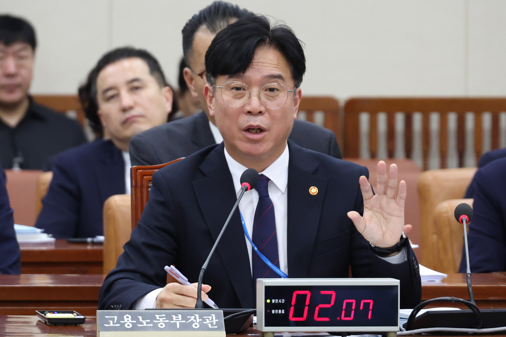김영훈 고용노동부 장관. 사진=박은숙 기자