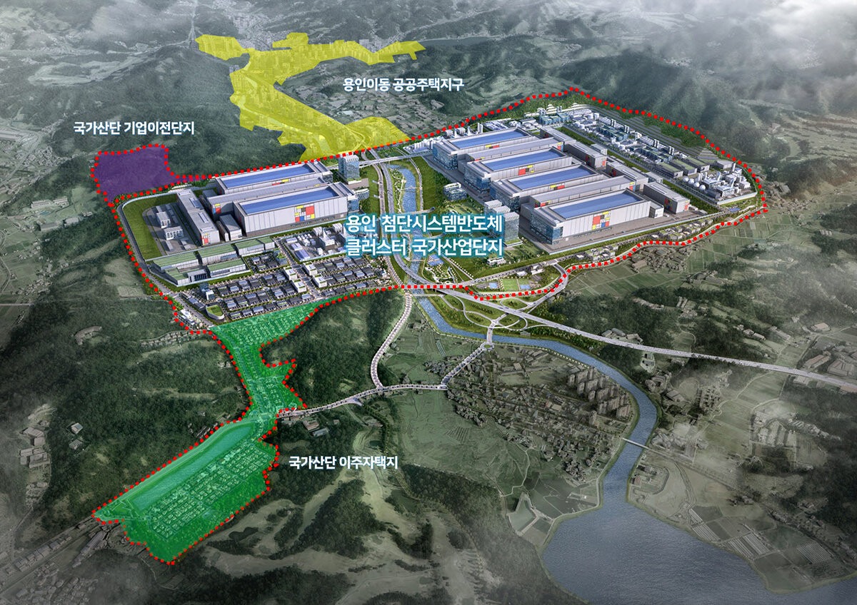용인 첨단시스템반도체 국가산업단지 조감도. 사진=용인시 제공