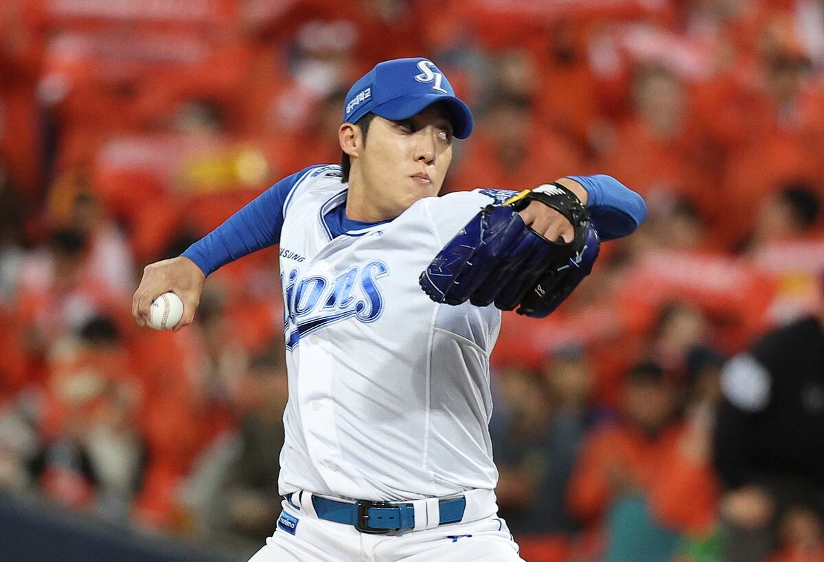 삼성 에이스 원태인은 이번 시즌을 마치면 FA 자격을 획득한다. 원소속팀과의 대형 계약 또는 해외 진출 중 어떤 길을 선택할지 관심이 집중된다. 사진=연합뉴스