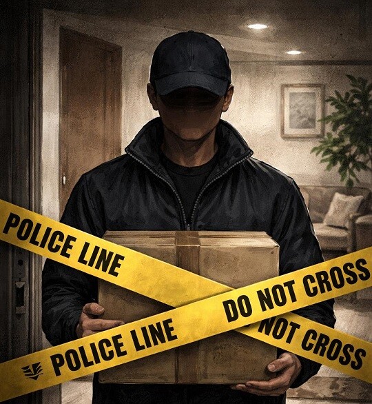 강원 원주의 한 아파트에서 발생한 40대 남성 흉기 피살 사건의 피의자가 '택배기사'로 위장해 집안에 침입, 범행을 저질렀던 것으로 드러났다. 사진=챗GPT 생성 이미지