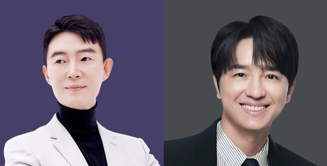'일타강사'로 불리는 현우진 씨(왼쪽)와 조정식 씨. 사진=메가스터디 홈페이지 캡처