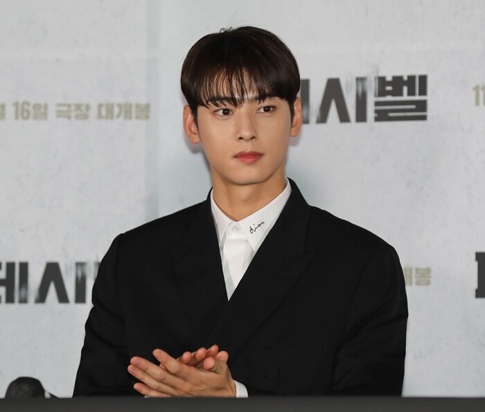 1997년 3월 30일 생인 차은우는 만 28세인 지난해 7월 28일 군에 입대했다. 사진=박정훈 기자