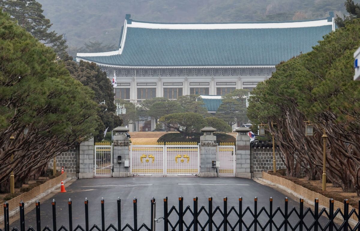 서울 종로구 청와대 정문 앞. 사진=최준필 기자